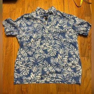 Tropical Vneck Polo